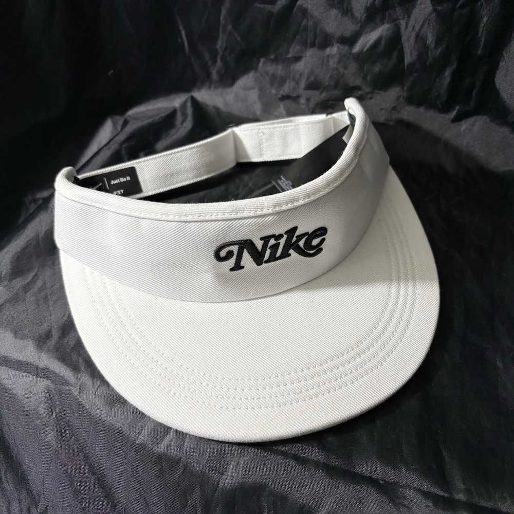 Nike DH1642-100 Dri-Fit Golf  Pickleball Tennis Visor White O/S Men's Women's